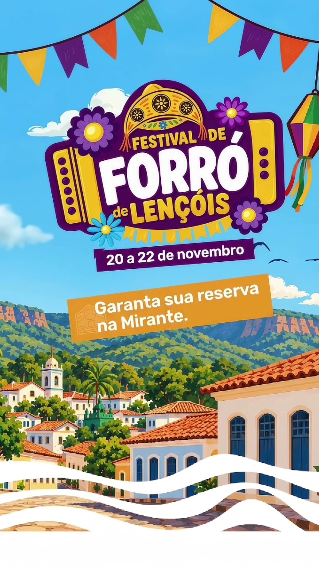 Vídeo 01, arte do Festival de Forró de Lençóis